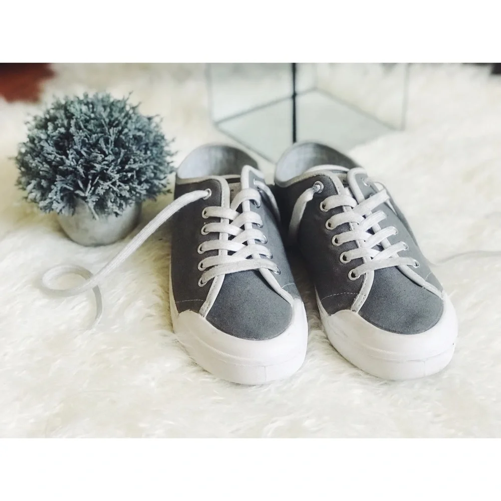 NEW RAG & BONE GRAY SNEAKERS STREET STYLE SHOES 7